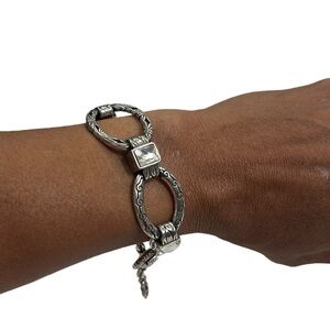 Brighton Embossed Link Bracelet